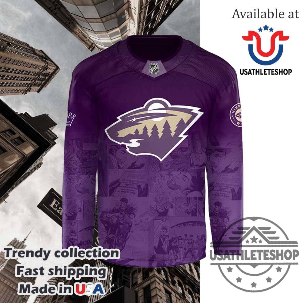 Newest Minnesota Wild Prince Hockey Jersey 4 NEWEST Minnesota Wild Prince Hockey Jersey