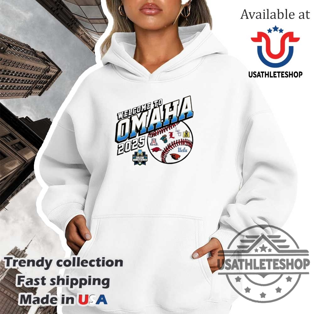 Welcome Omaha 2025 Ncaa Baseball Mens College World Series Shirt 4 Welcome Omaha 2025 NCAA Baseball Men’s College World Series shirt
