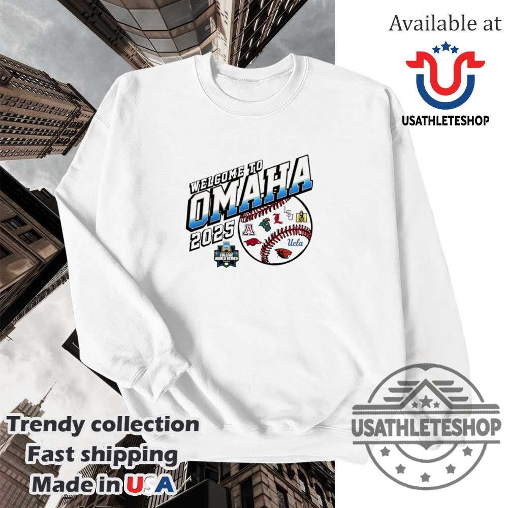 Welcome Omaha 2025 Ncaa Baseball Mens College World Series Shirt 5 Welcome Omaha 2025 NCAA Baseball Men’s College World Series shirt