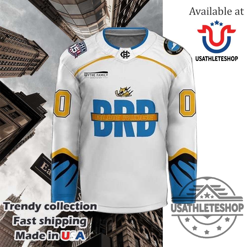 Blue Ridge Bobcats Hockey Jersey Personalized With Name Number 5 Blue Ridge Bobcats Hockey Jersey - Personalized with Name Number