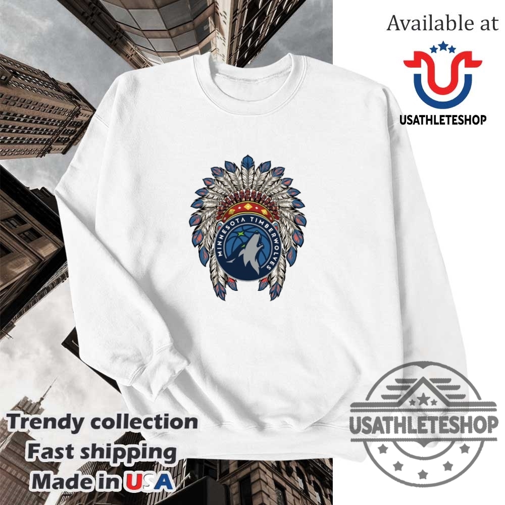 Minnesota Timberwolves Native American Logo Shirt 5 Minnesota Timberwolves Native American logo shirt