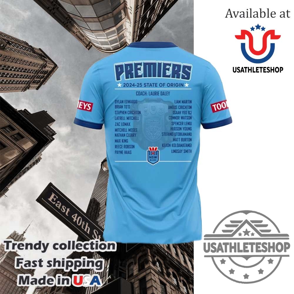 New South Wales Blues Premier 2024 2025 State Of Origin Shirt 5 New South Wales Blues Premier 2024 2025 State Of Origin Shirt
