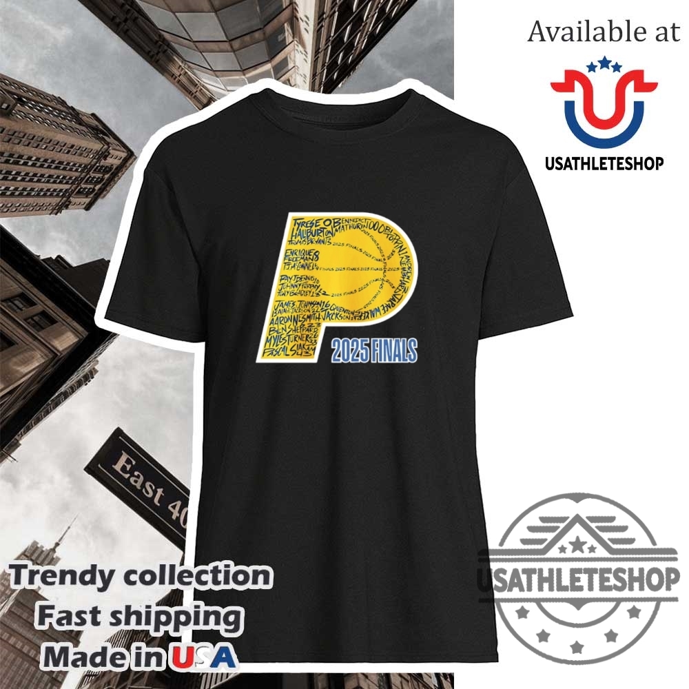Indiana Pacers 2025 Finals Players Name Shirt