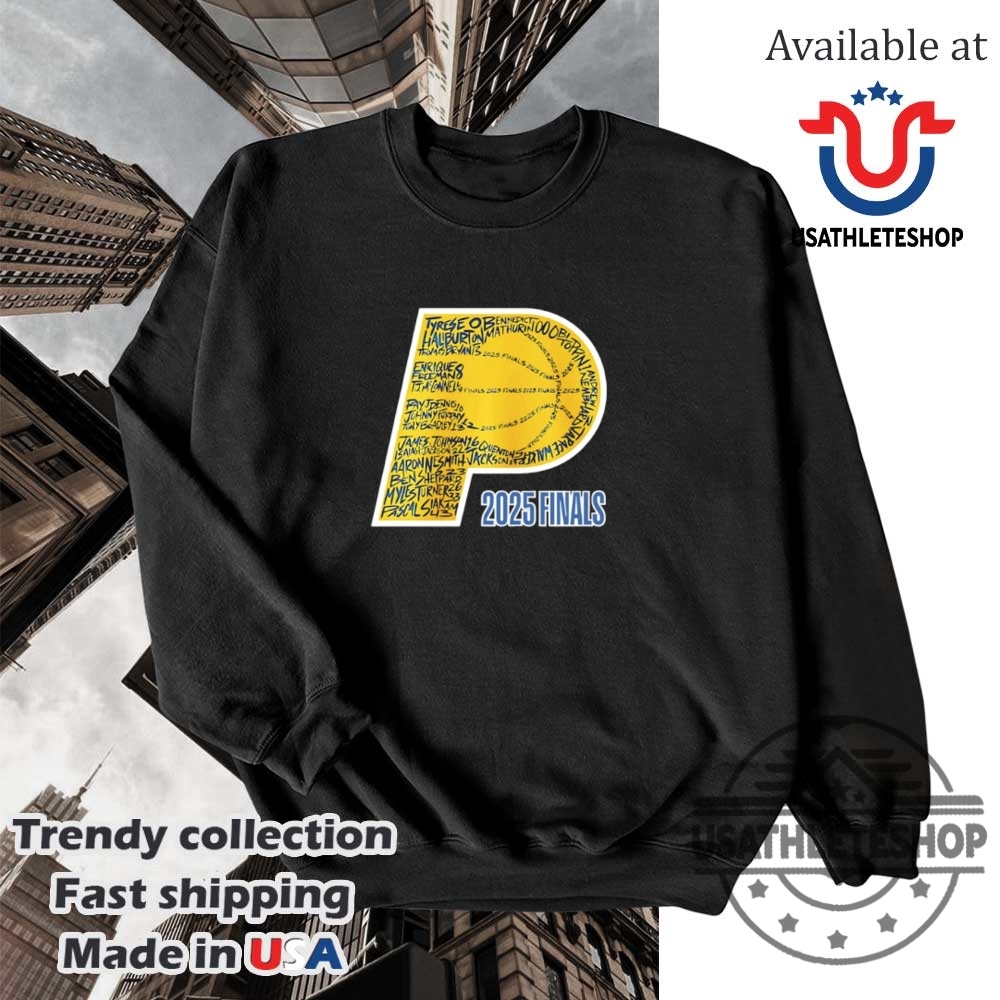 Indiana Pacers 2025 Finals Players Name Shirt 5 Indiana Pacers 2025 Finals players name shirt