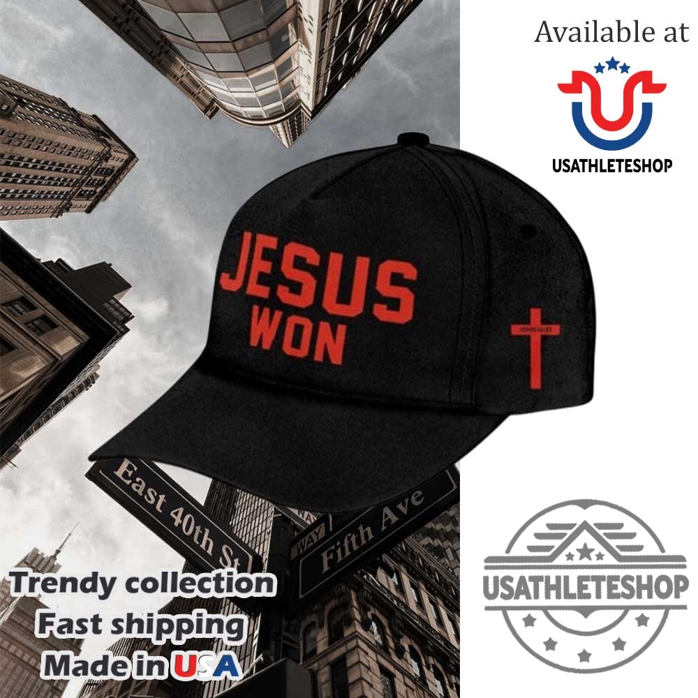 Ohio State Football Jesus Won Black Cap