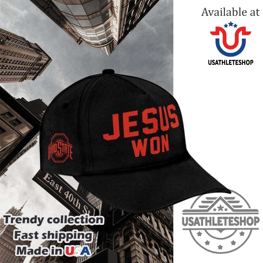 Ohio State Football Jesus Won Black Cap 4 Ohio State Football Jesus Won Black Cap