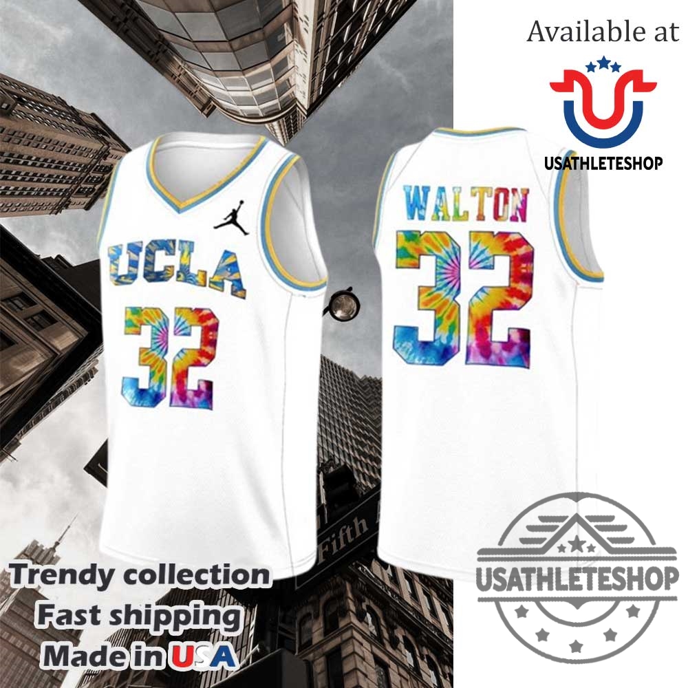Personalized Ucla Bill Walton Basketball White Jersey 3 Personalized UCLA Bill Walton Basketball White Jersey