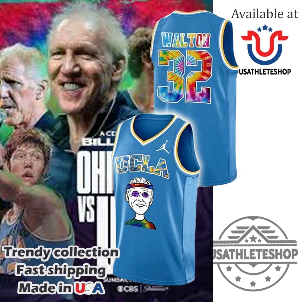 Personalized Ucla Bill Walton Basketball Blue Jersey
