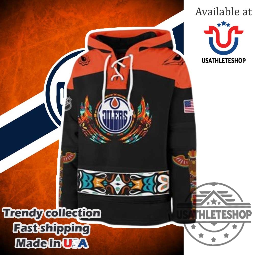 Edmonton Oilers Native American Heritage Special Hockey Jersey 4 Edmonton Oilers Native American Heritage Special Hockey Jersey