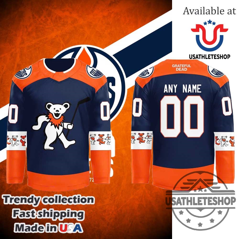 Edmonton Oilers Grateful Dead Night 2024 Hockey Jersey 5 Edmonton Oilers Grateful Dead Night 2024 Hockey Jersey