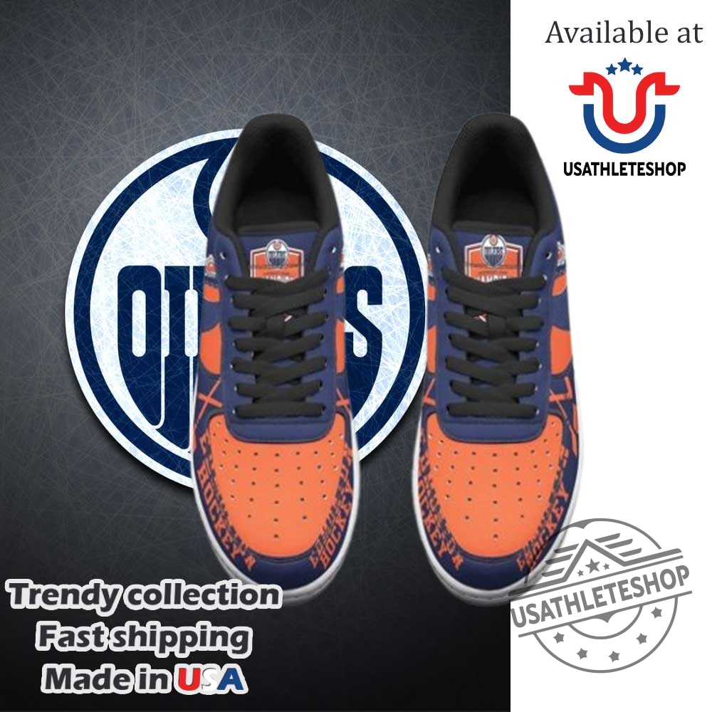 "Top 5 Custom Sports Shoes and Shirts for 2025 Fans" 3 Edmonton Oilers Nhl Hockey Tears Nike Air Force 1
