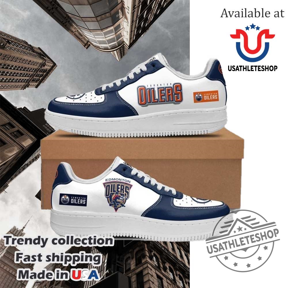 Edmonton Oilers Ice Hockey Team Custom Naf Shoes 3 Edmonton Oilers Ice Hockey Team Custom NAF Shoes