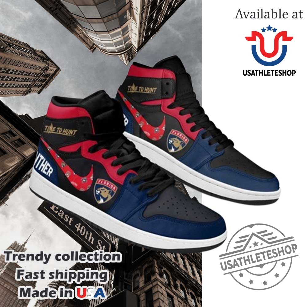 Premium Florida Panthers Shoes Air Jordan 1 Sneakers High Top For Fans 3 Premium Florida Panthers Shoes Air Jordan 1 Sneakers High Top For Fans
