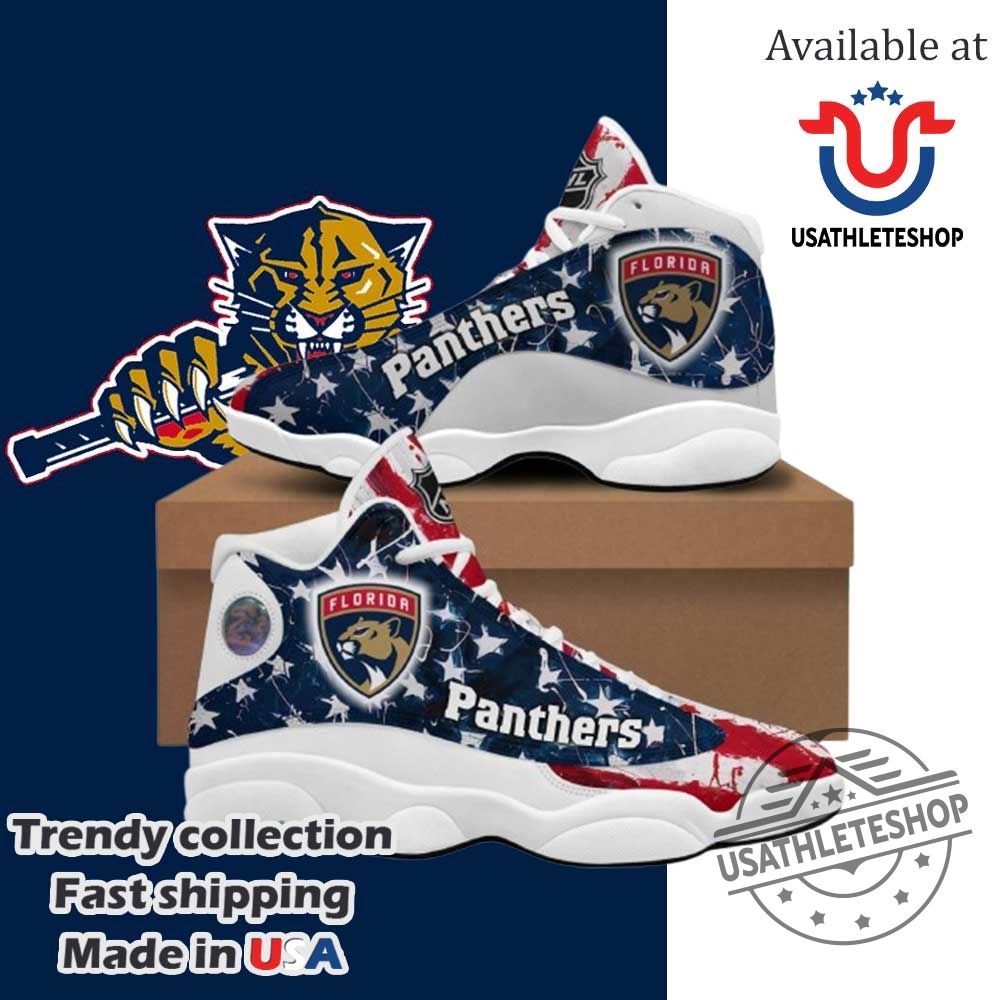 "Top 5 Custom Sports Shoes and Shirts for 2025 Fans" 29 Nhl Florida Panthers Jordan 13 Shoes 13 For Fans