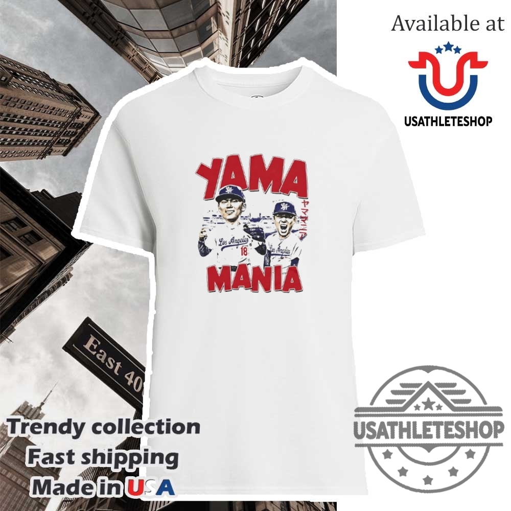 "Top Sports Apparel: Caps and Shirts for Football and Baseball Fans" 4 Yamamania Los Angeles Baseball Shirt