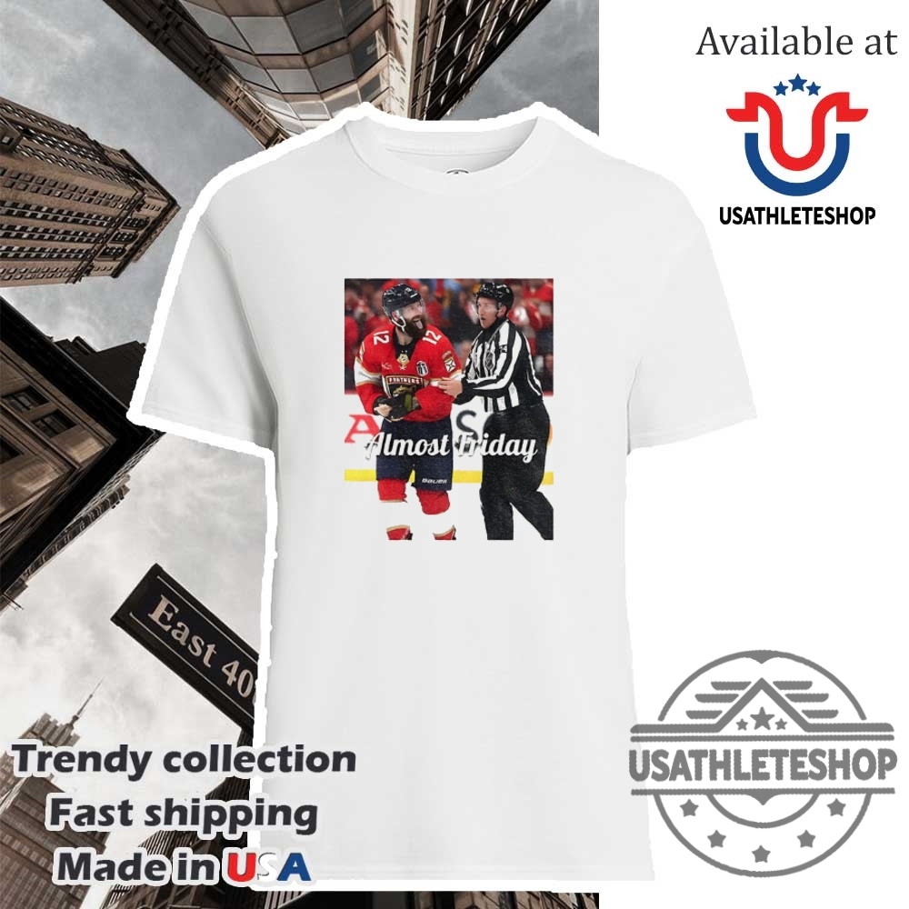 "Top Sports Apparel: Caps and Shirts for Football and Baseball Fans" 13 Jonah Gadjovich Florida Panthers Nhl Hockey Almost Friday Shirt
