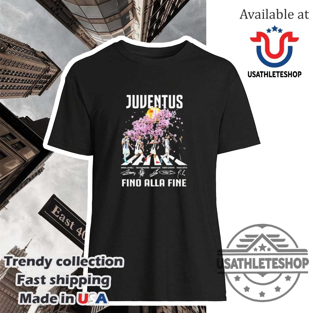"Top Sports Apparel: Caps and Shirts for Football and Baseball Fans" 14 Juventus Fino Alla Fine Abbey Road Signature Shirt