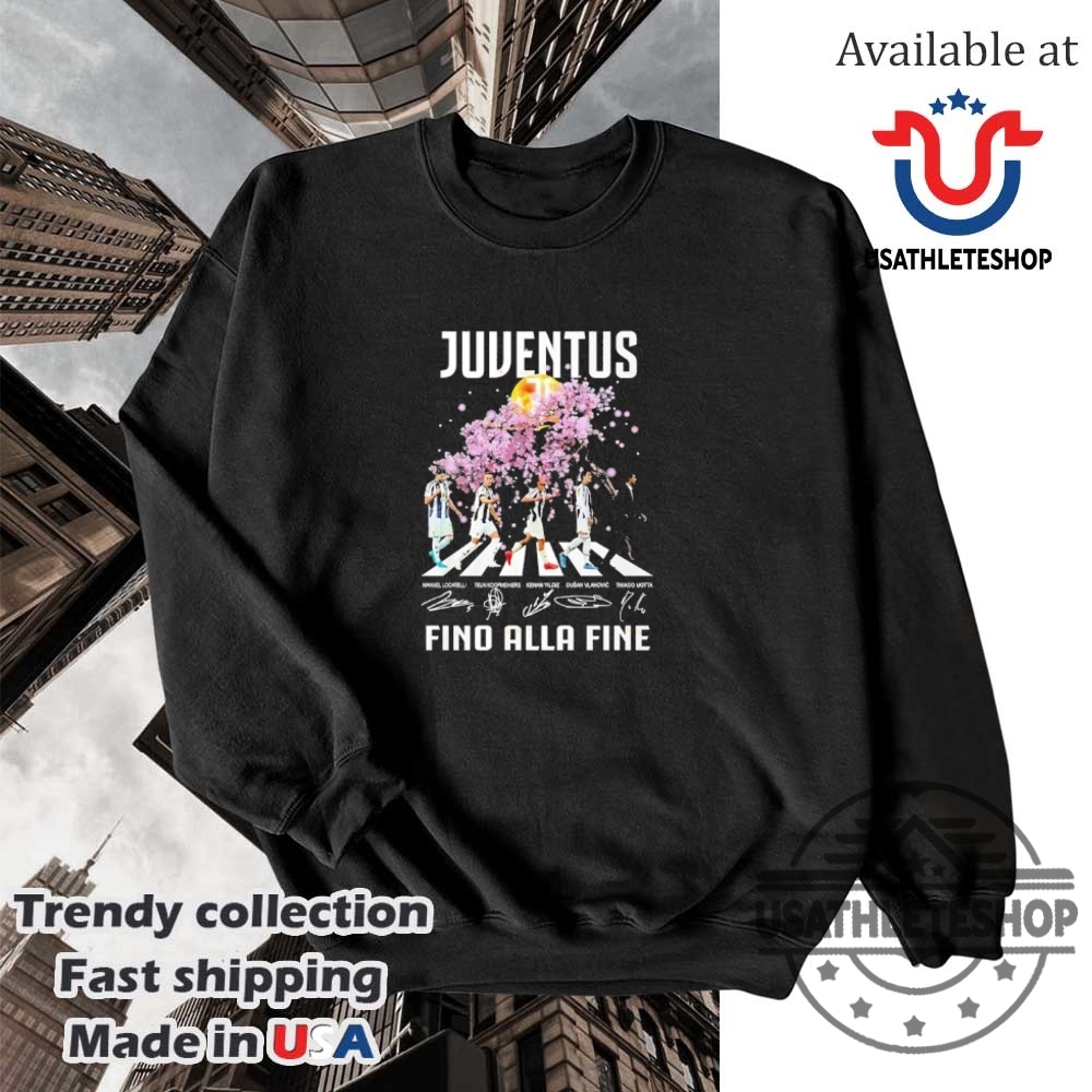 Juventus Fino Alla Fine Abbey Road Signature Shirt 5 Juventus Fino Alla Fine abbey road signature shirt