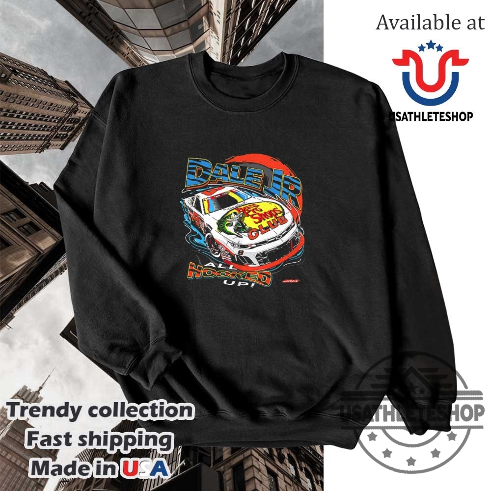 Dale Earnhardt Jr 2025 Cars Tour Bass Pro Shops 8 All Hooked Up Shirt 5 Dale Earnhardt Jr 2025 Cars Tour Bass Pro Shops #8 All Hooked Up shirt