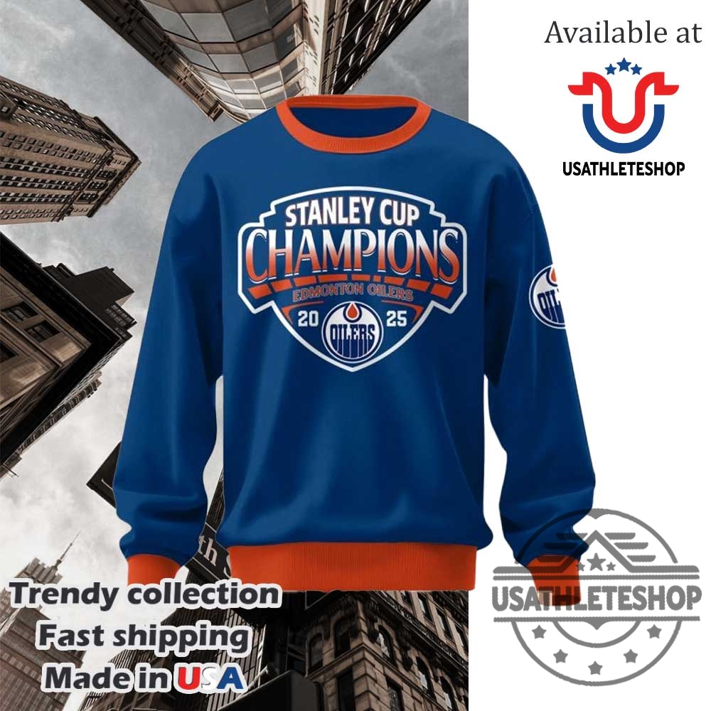Stanley Cup 2025 Champions Edmonton Oilers Sweatshirt 5 Stanley Cup 2025 Champions Edmonton Oilers Sweatshirt