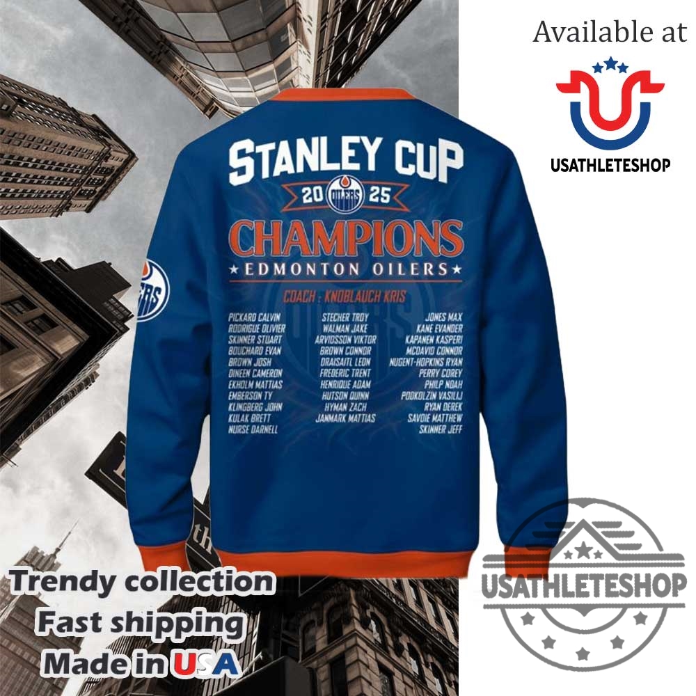 Stanley Cup 2025 Champions Edmonton Oilers Sweatshirt 6 Stanley Cup 2025 Champions Edmonton Oilers Sweatshirt