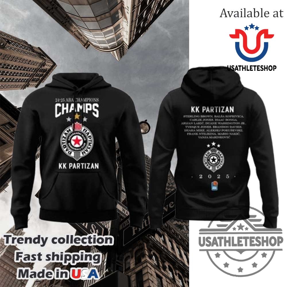 2425 Aba Champions Kk Partizan Shirt 3 24-25 ABA Champions KK Partizan Shirt