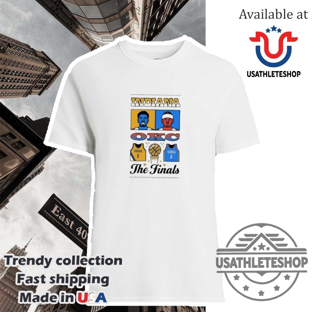 "Top Sports Apparel: Caps and Shirts for Football and Baseball Fans" 31 The Nba Finals Indiana Pacers Vs Okc Thunder Tyrese And Shai Shirt