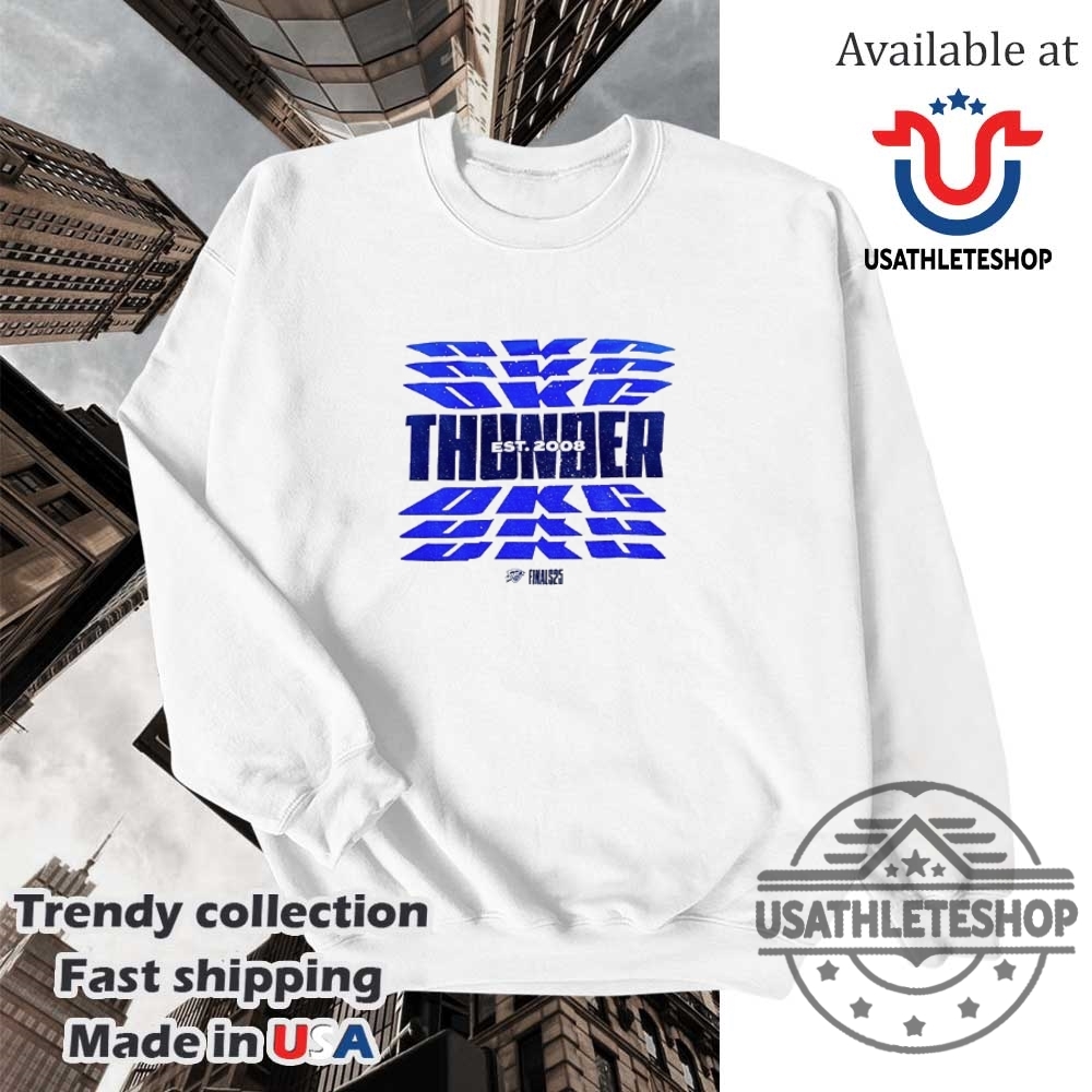 Oklahoma City Thunder Okc Thunder Est 2008 Game 5 Nba Finals 2025 Shirt 5 Oklahoma City Thunder OKC Thunder est 2008 game 5 NBA Finals 2025 shirt
