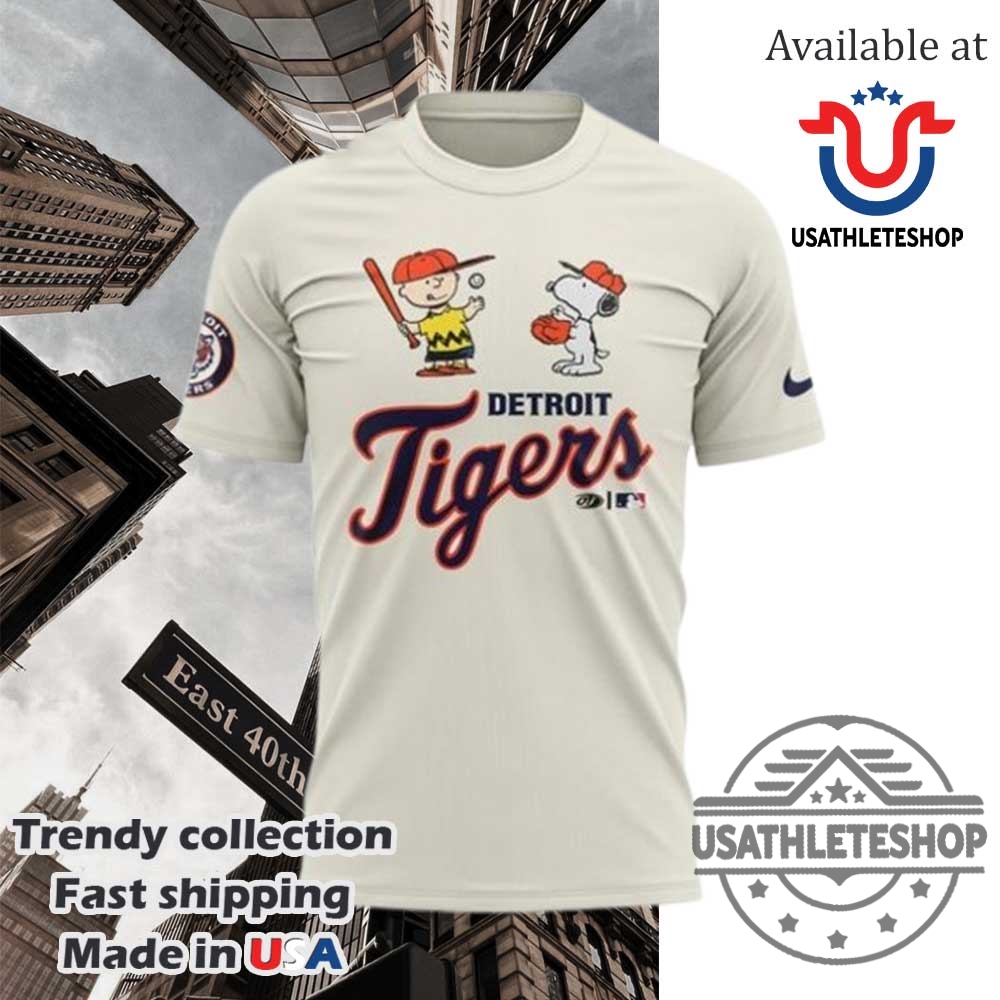 Detroit Tigers X Peanuts Item Of The Game Shirt 5 Detroit Tigers x Peanuts Item Of The Game Shirt