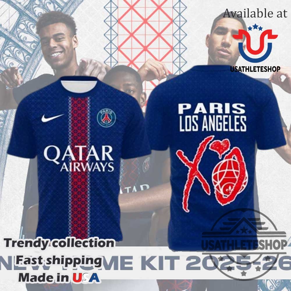 "Top 2025 Air Jordan Sneakers and Iconic Sportswear for Fans" 18 Psg Home Stadium Shirt 202526 With Paris75 Xo Shirt