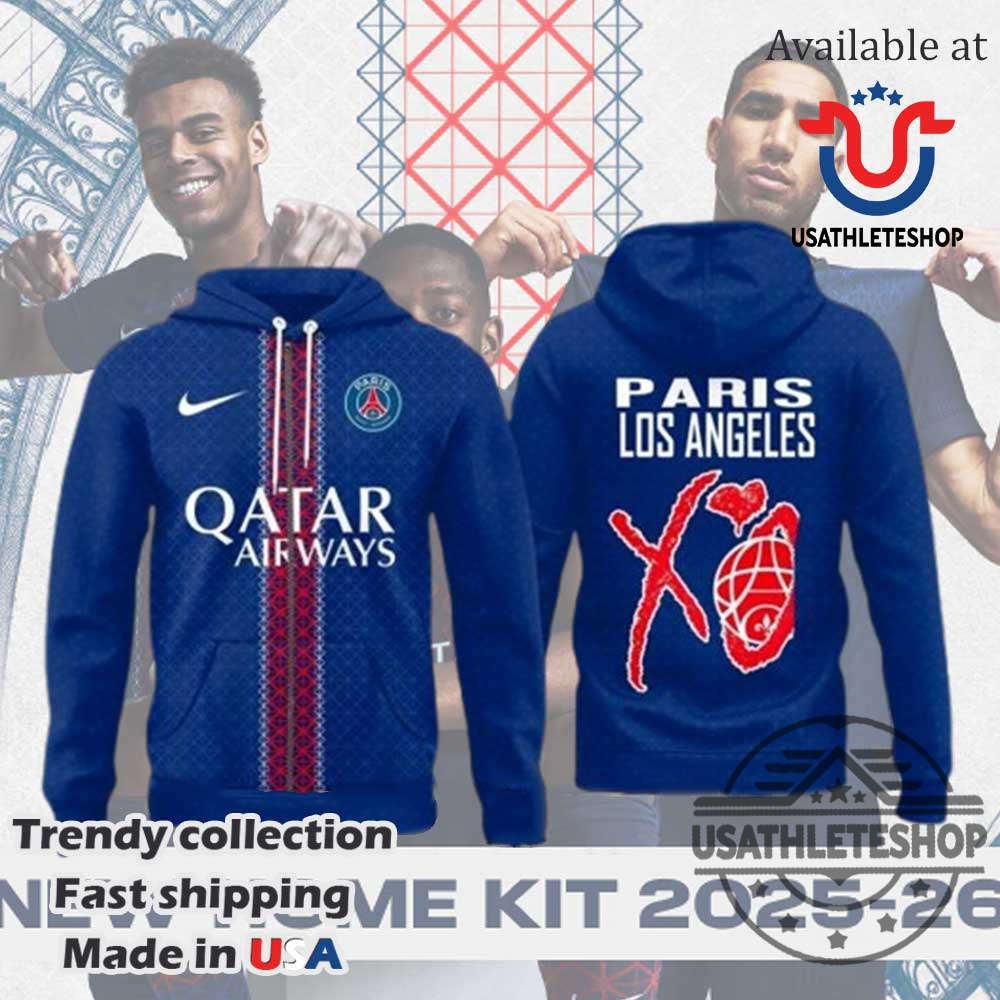 Psg Home Stadium Shirt 202526 With Paris75 Xo Shirt 4 PSG Home Stadium Shirt 2025-26 with Paris-75 XO Shirt