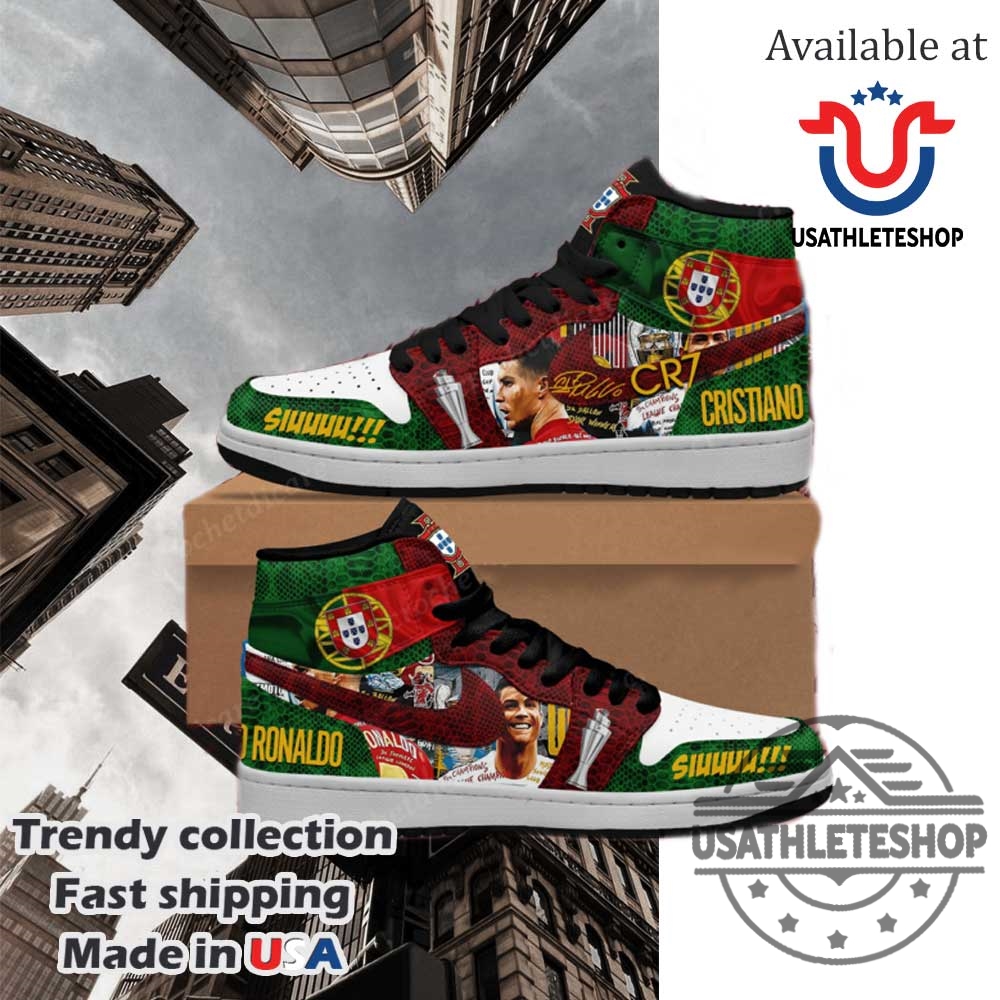 Cristiano Ronaldo Cr7 Siuuuu Signature Air Jordan High Top Sneakers 3 Cristiano Ronaldo CR7 Siuuuu Signature Air Jordan High Top Sneakers