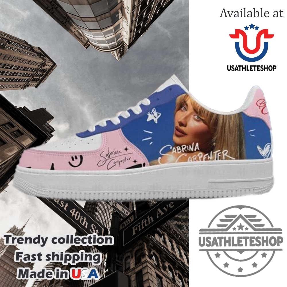 Sabrina Carpenter Live Performance Nike Air Force 1 Shoes 5 Sabrina Carpenter Live Performance Nike Air Force 1 Shoes