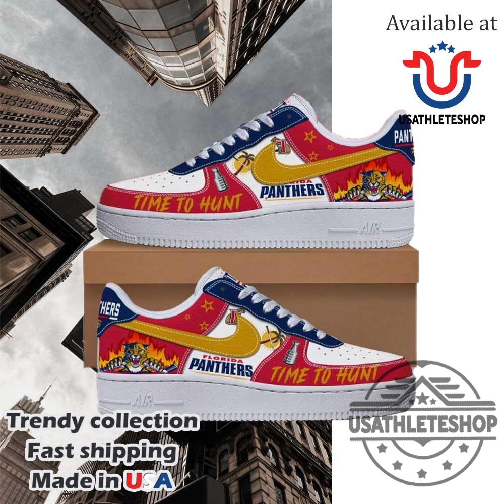"Top Trendy Custom Nike Air Force 1 Shoes for 2023" 7 Florida Panthers Time To Hunt Special Edition Nike Air Force 1