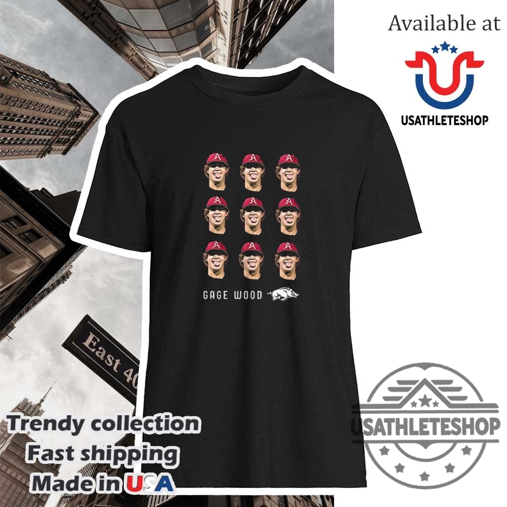 "Top Trendy Custom Nike Air Force 1 Shoes for 2023" 11 Gage Wood Face Arkansas Razorbacks Shirt