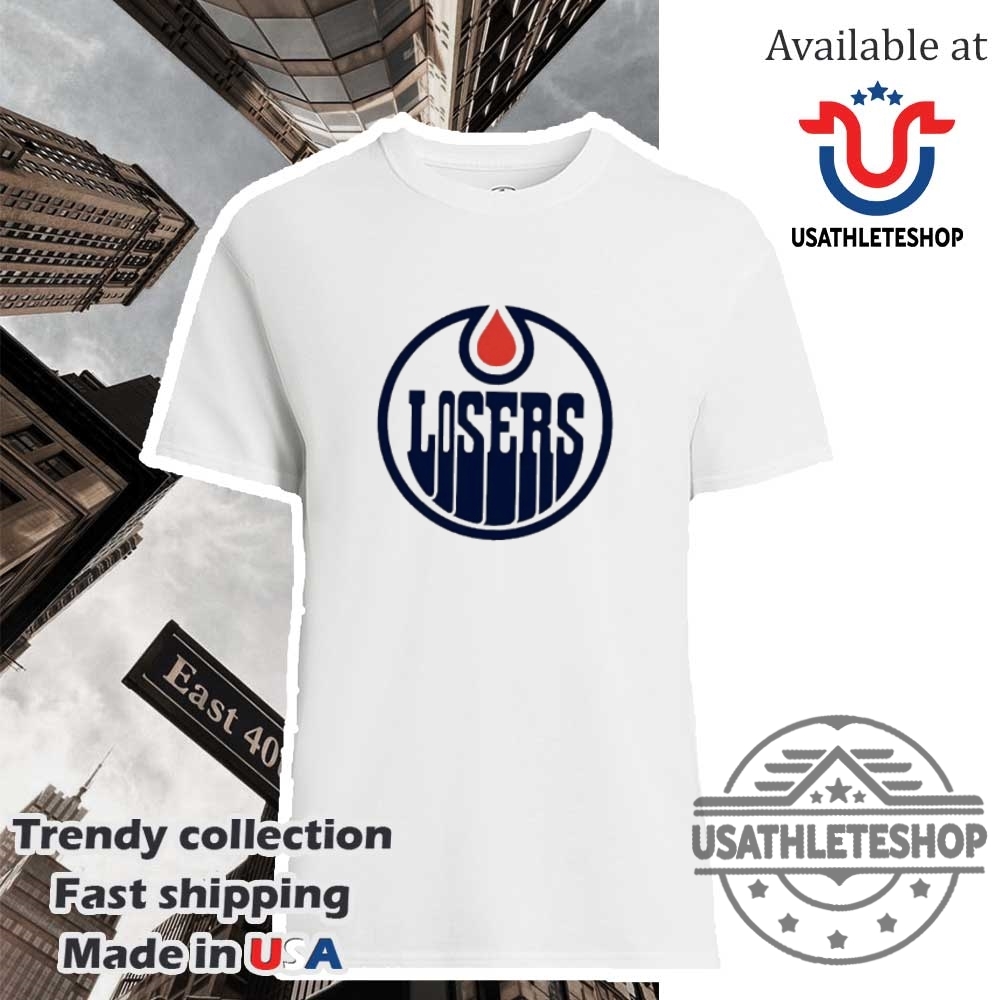 "Top Trendy Custom Nike Air Force 1 Shoes for 2023" 16 Losers Edmonton Oilers Hockey Logo Shirt