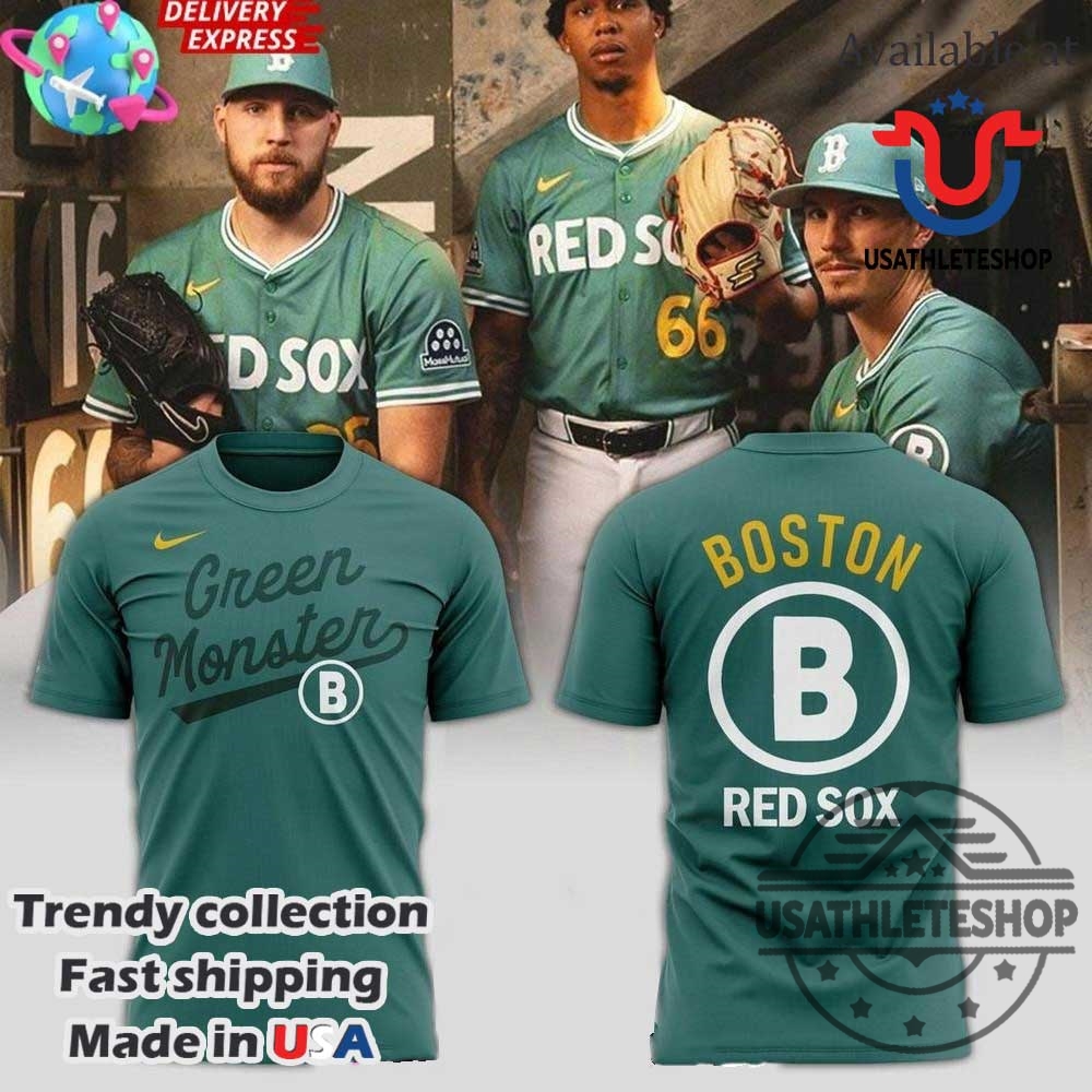 Boston Red Sox Green Monster 2025 Tshirt 3 Boston Red Sox Green Monster 2025 T-Shirt
