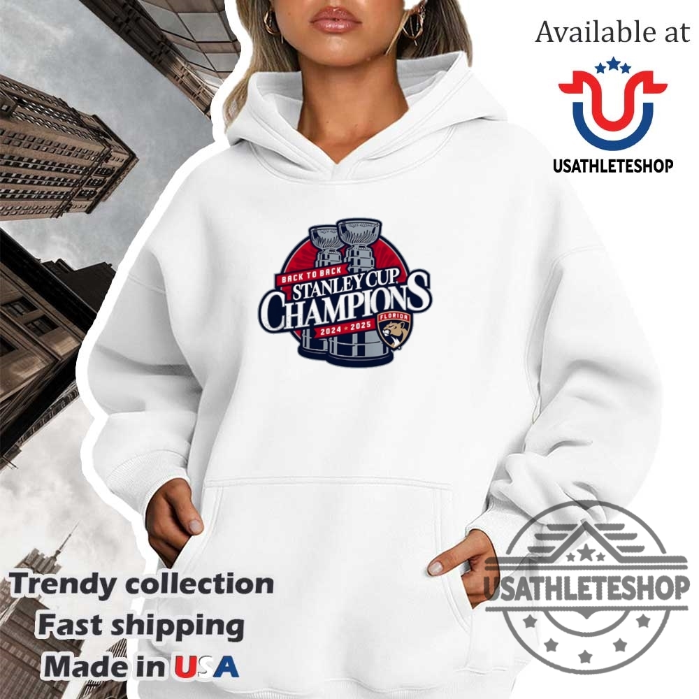 Florida Panthers Hockey 20242025 Backtoback Stanley Cup Champions Shirt 4 Florida Panthers Hockey 2024-2025 Back-to-Back Stanley Cup Champions shirt