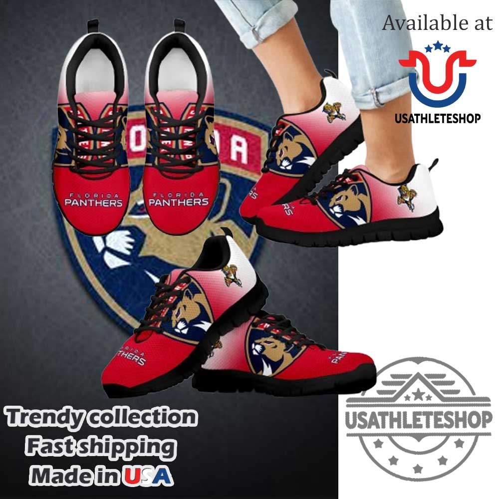 "Top Trendy Custom Nike Air Force 1 Shoes for 2023" 37 Special Nhl Florida Panthers Sneakers Black White Sole