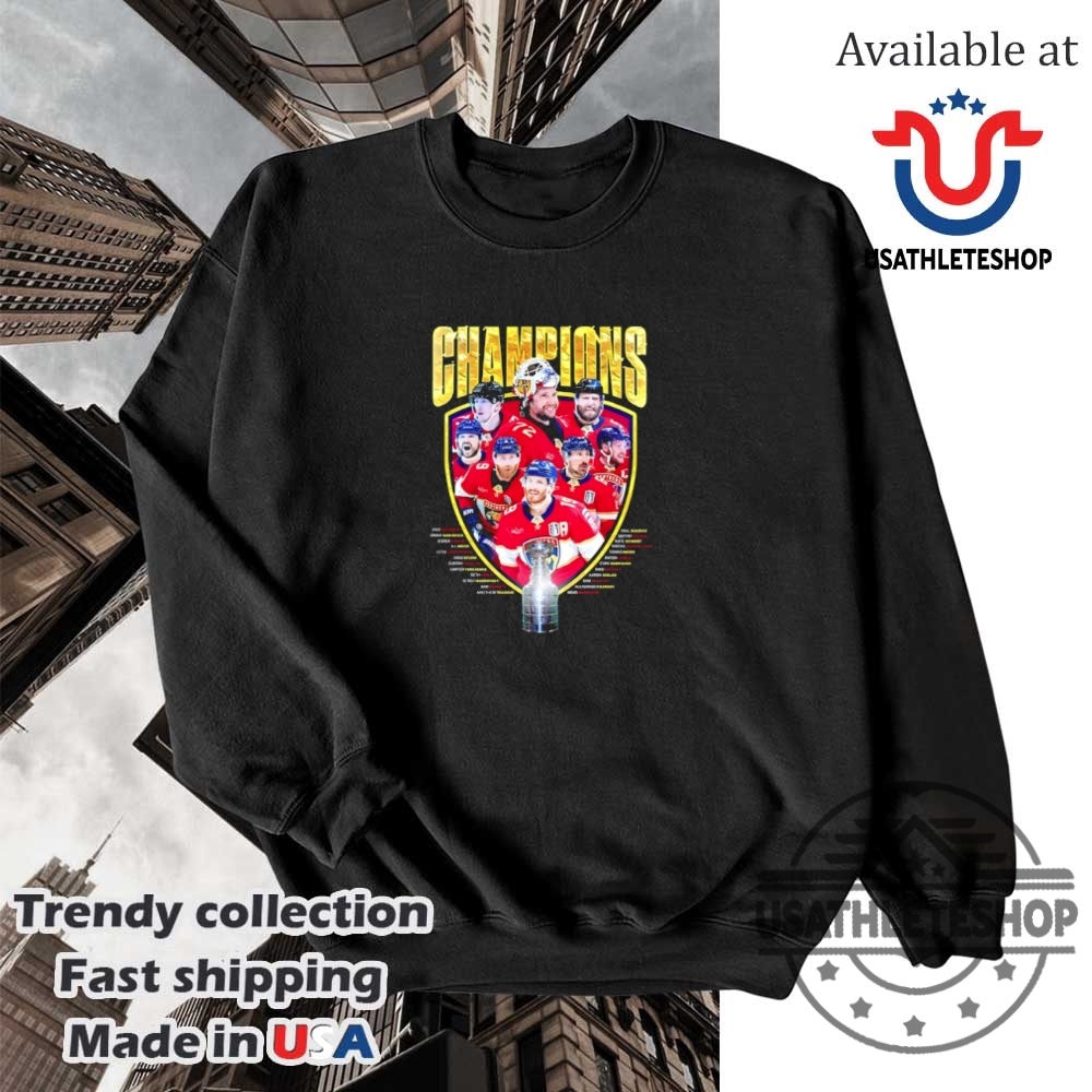 Florida Panthers Back To Back 2025 Stanley Cup Champions Players Name Shirt 5 Florida Panthers back to back 2025 Stanley Cup Champions players name shirt
