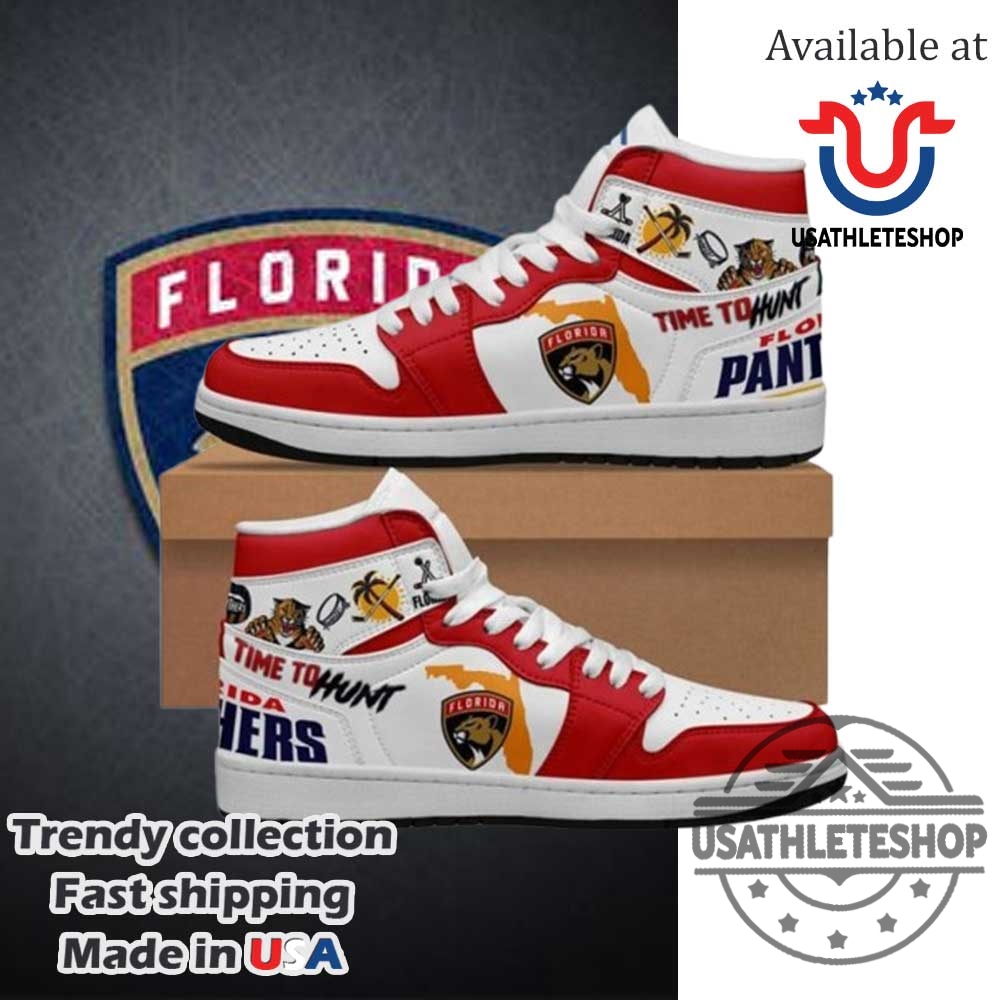 Florida Panthers Time To Hunt Nhl Finals Air Jordan 1 Shoes
