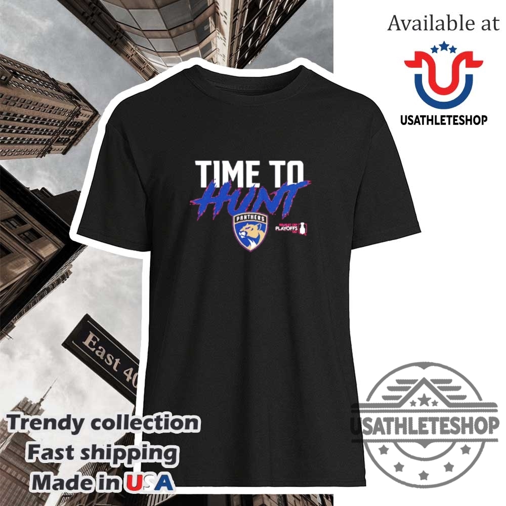 Time To Hunt Florida Panthers 2025 Stanley Cup Playoffs Shirt