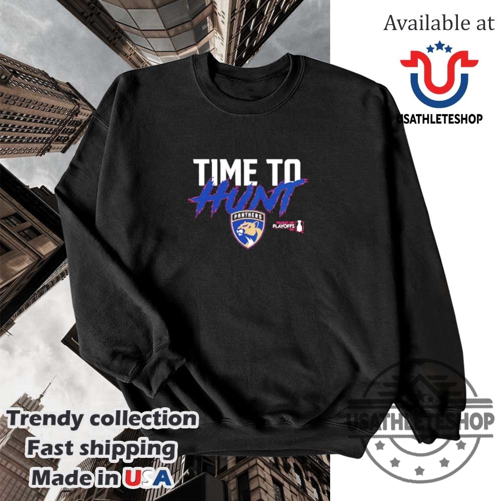 Time To Hunt Florida Panthers 2025 Stanley Cup Playoffs Shirt 5 Time to hunt Florida Panthers 2025 Stanley Cup playoffs shirt