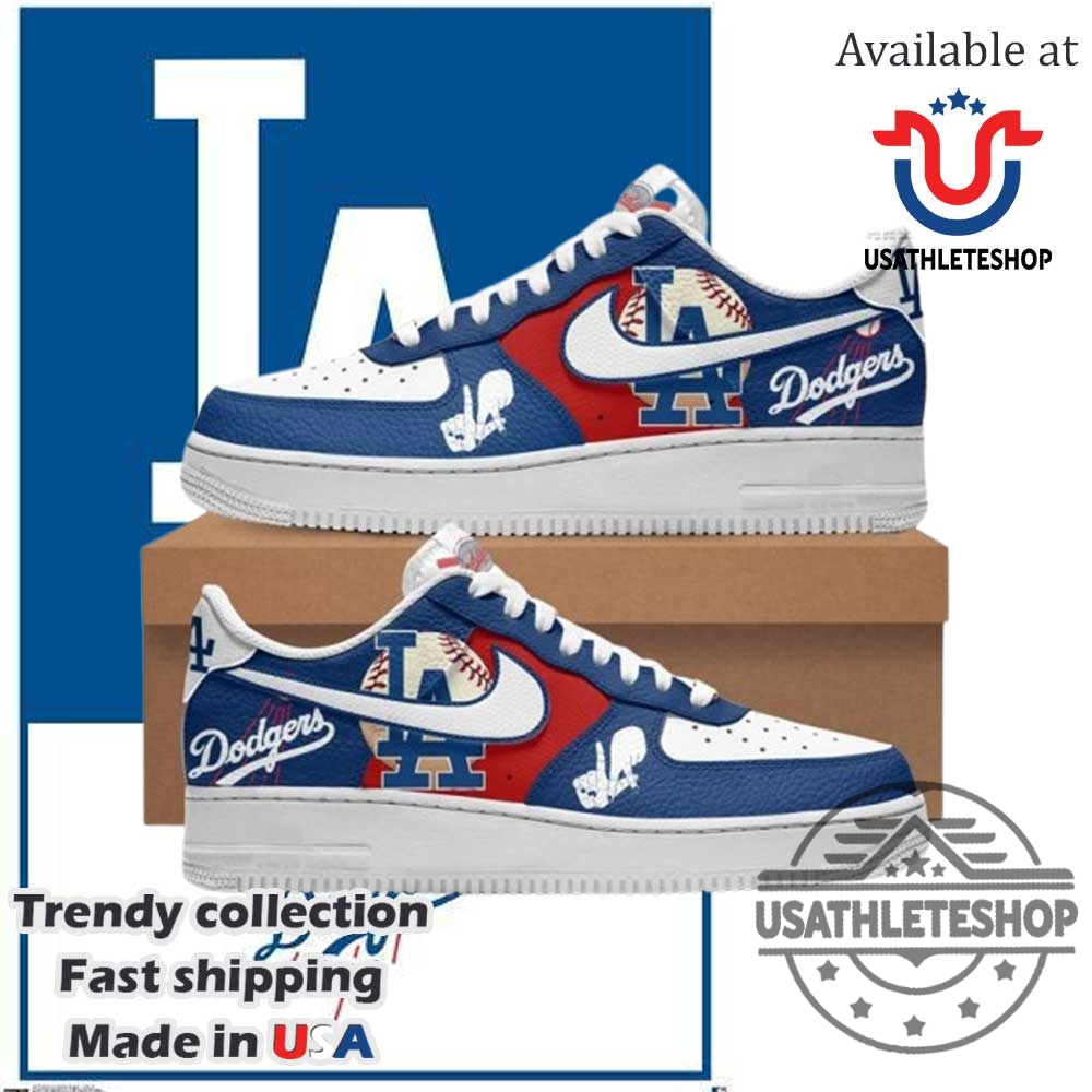 Los Angeles Dodgers New Arrival Summer Air Force 1 Shoes