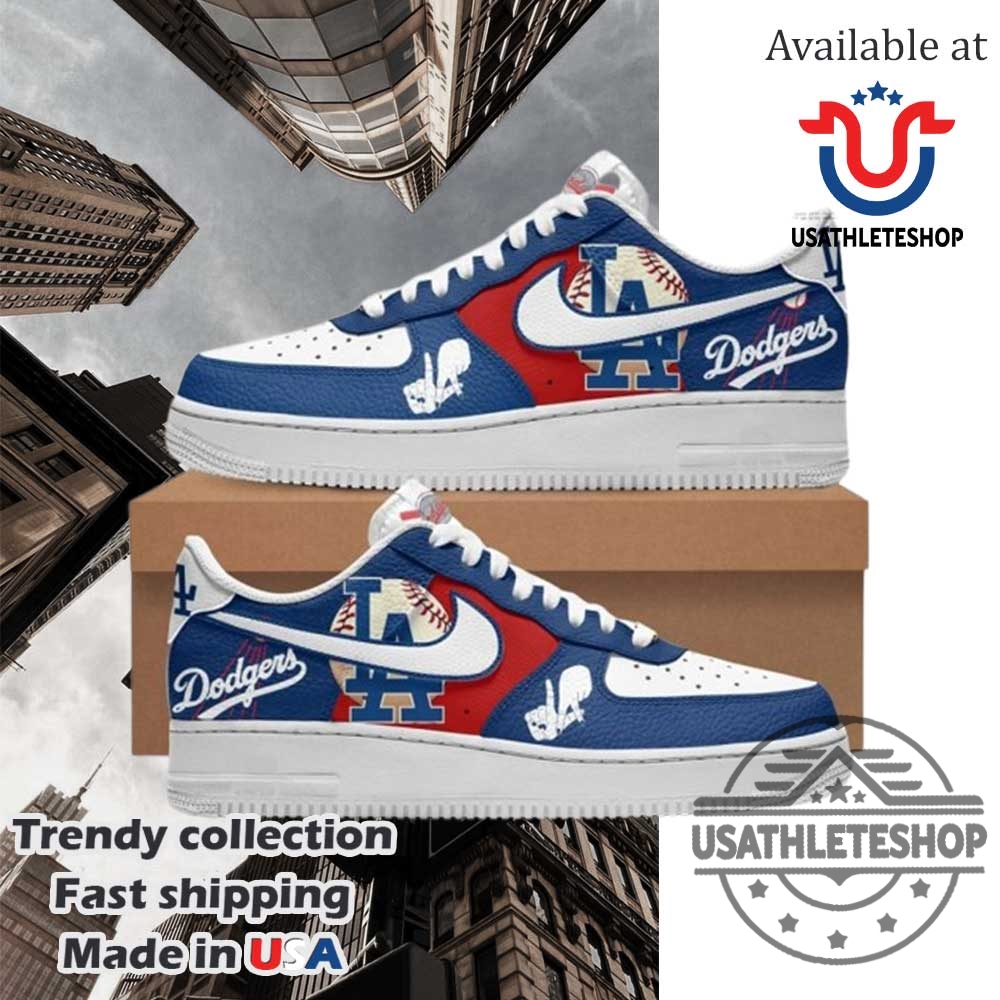 Los Angeles Dodgers New Arrival Summer Air Force 1 Shoes 5 Los Angeles Dodgers New Arrival Summer Air Force 1 Shoes
