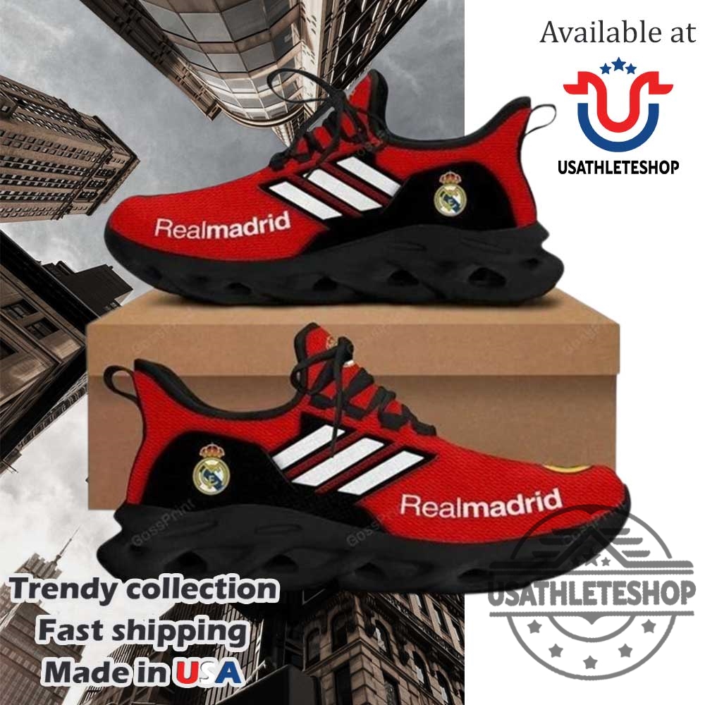 Red Real Madrid Running Max Soul Sneaker 3 Red Real Madrid Running Max Soul Sneaker