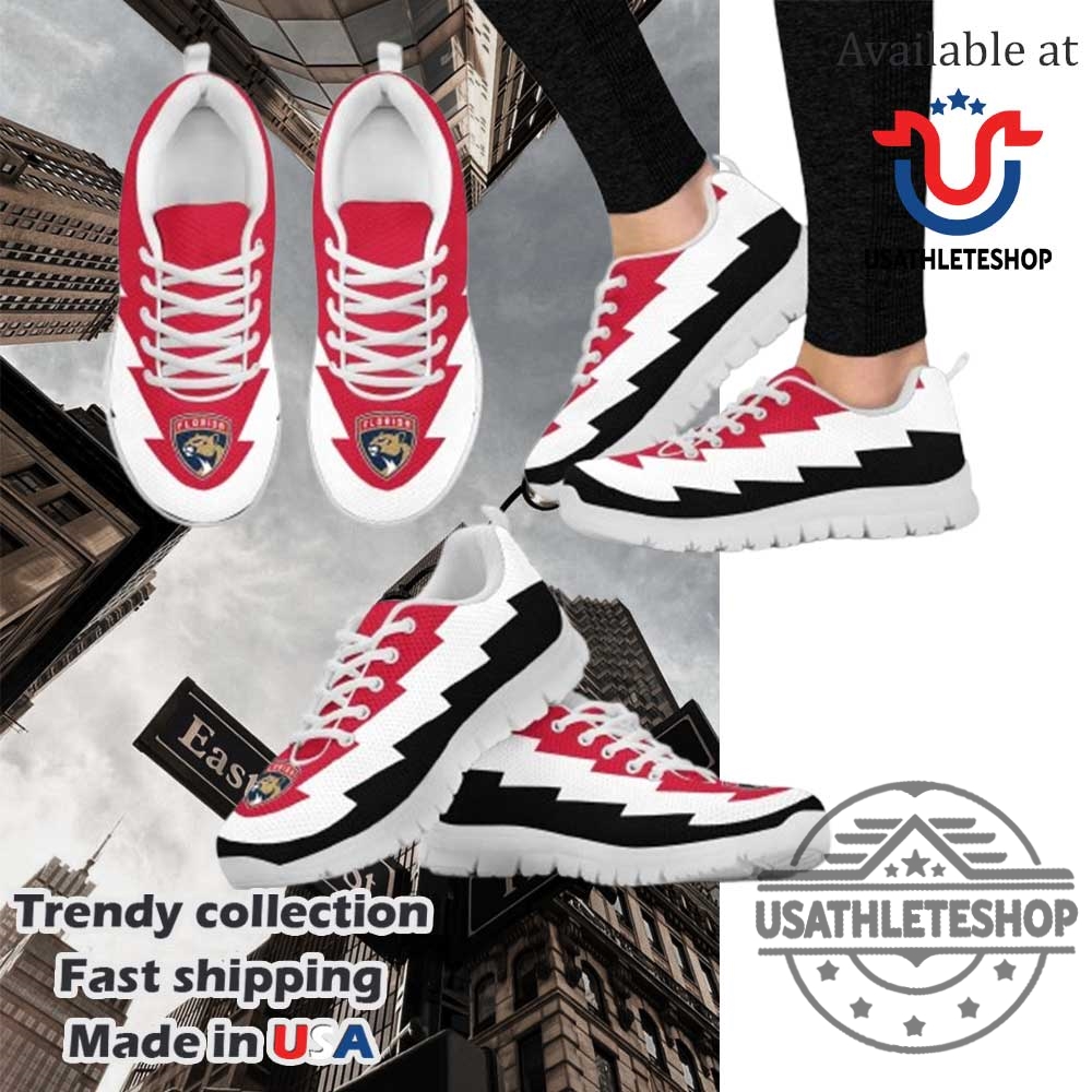 Jagged Saws Creative Draw Florida Panthers Sneakers 5 Jagged Saws Creative Draw Florida Panthers Sneakers