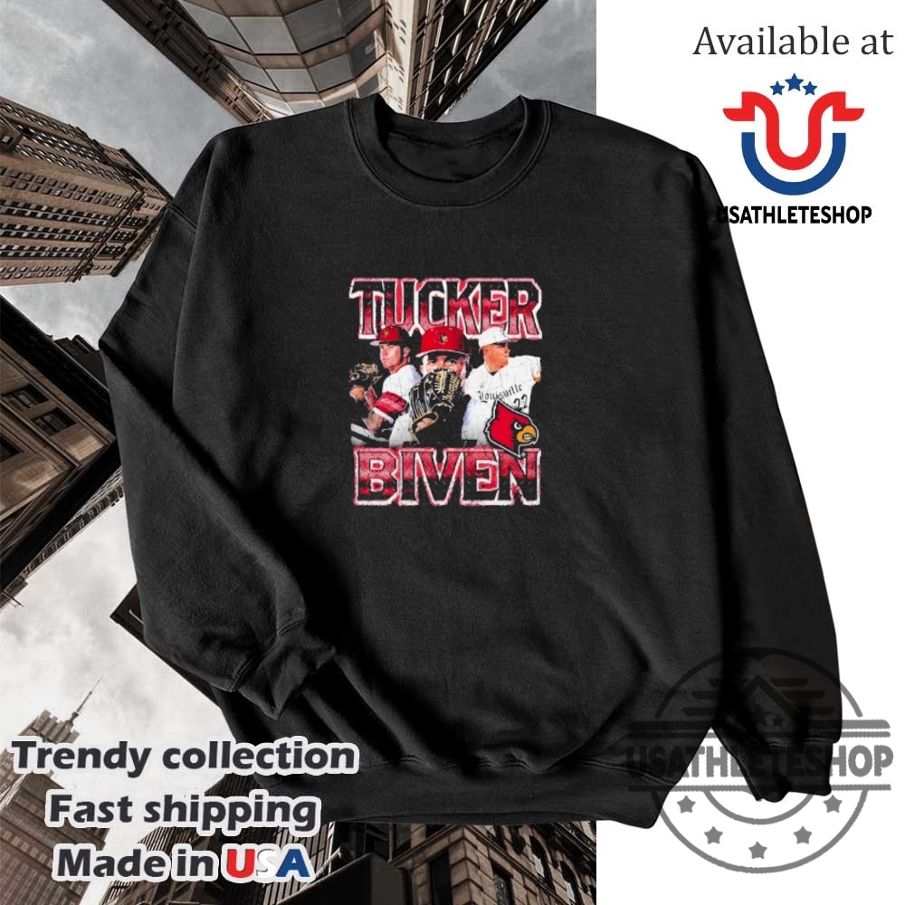 Tucker Biven Louisville Cardinals 90S Graphic Shirt 5 Tucker Biven Louisville Cardinals 90s graphic shirt