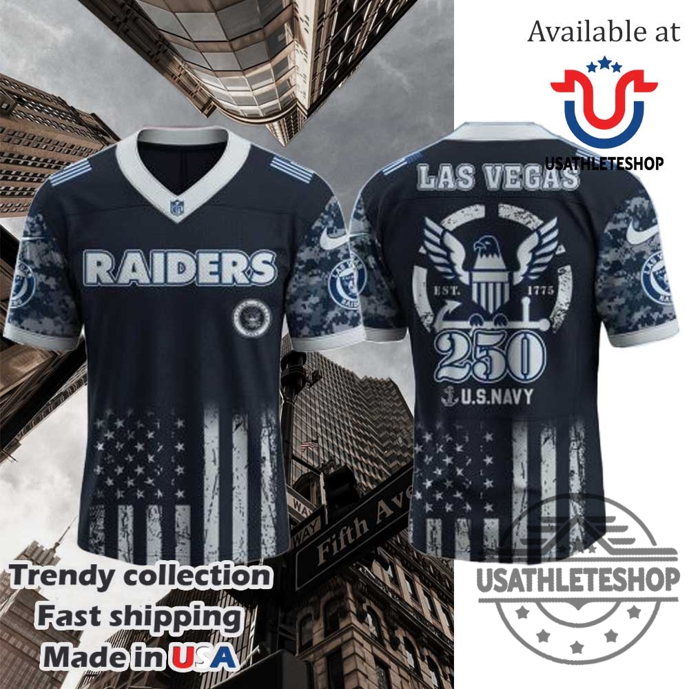 "Top Air Jordan Sneakers and Unique Sports Apparel for Fans" 30 Las Vegas Raiders Nfl X U.S. Navy 250Th Anniversary Jersey Limited Release