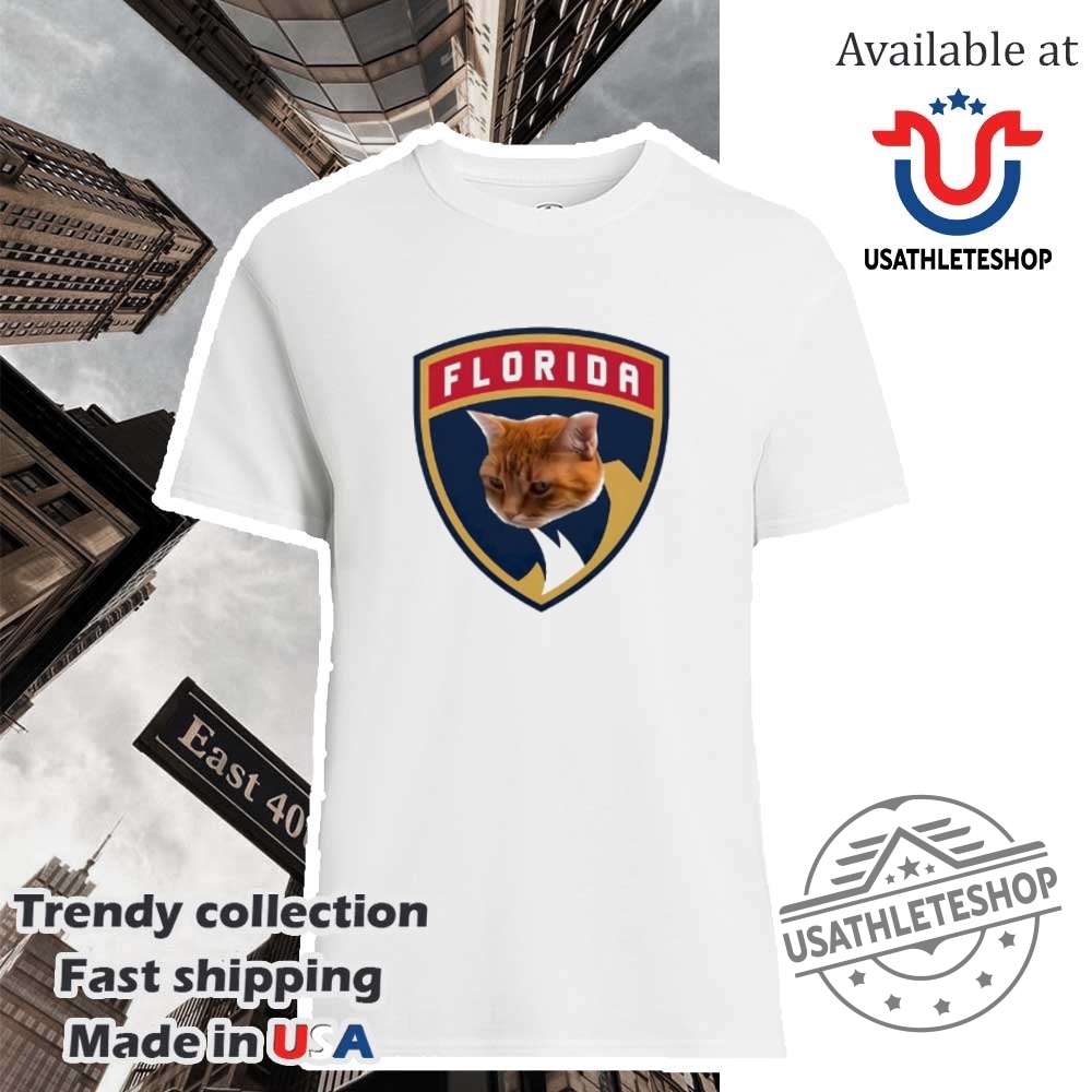 Florida Panthers Cat Logo Tshirt Bold And Simple Design